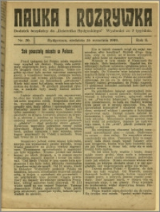 Nauka i Rozrywka, 1909, R.2, nr 20