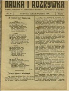 Nauka i Rozrywka, 1909, R.2, nr 26