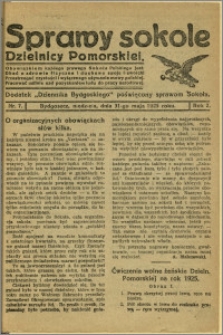 Sprawy Sokole Dzielnicy Pomorskiej, 1925, R.2, nr 7