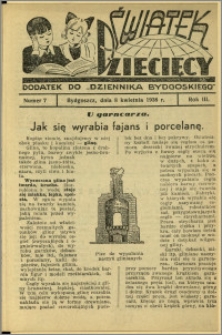 Światek Dziecięcy, 1938, R.3, nr 7