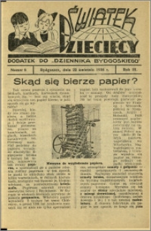 Światek Dziecięcy, 1938, R.3, nr 8