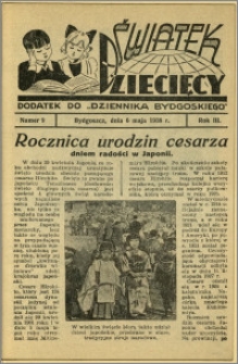 Światek Dziecięcy, 1938, R.3, nr 9
