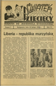 Światek Dziecięcy, 1939, R.4, nr 3