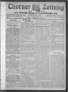 Thorner Zeitung 1912, Nr. 2 1 Blatt