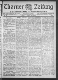 Thorner Zeitung 1912, Nr. 17 1 Blatt