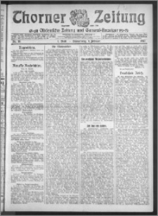 Thorner Zeitung 1912, Nr. 26 1 Blatt