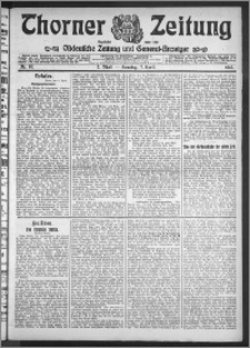 Thorner Zeitung 1912, Nr. 82 2 Blatt