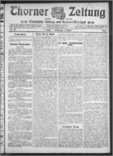 Thorner Zeitung 1912, Nr. 83 1 Blatt