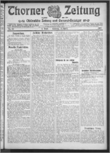 Thorner Zeitung 1912, Nr. 93 1 Blatt