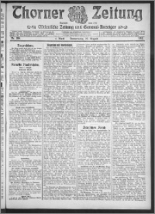 Thorner Zeitung 1912, Nr. 196 1 Blatt