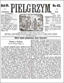 Pielgrzym, pismo religijne dla ludu 1874 nr 43