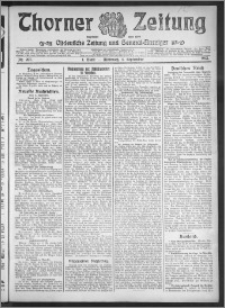 Thorner Zeitung 1912, Nr. 207 1 Blatt