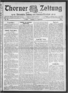 Thorner Zeitung 1912, Nr. 217 1 Blatt