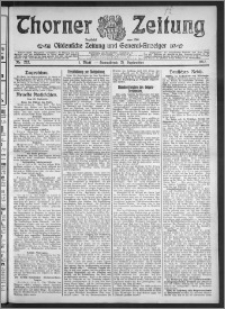 Thorner Zeitung 1912, Nr. 222 1 Blatt