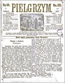 Pielgrzym, pismo religijne dla ludu 1874 nr 53