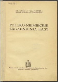 Polsko-niemieckie zagadnienia rasy