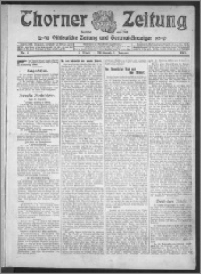 Thorner Zeitung 1913, Nr. 1 1 Blatt