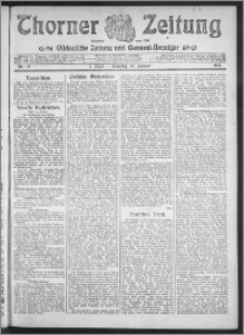Thorner Zeitung 1913, Nr. 10 1 Blatt