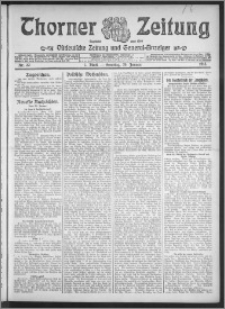Thorner Zeitung 1913, Nr. 22 1 Blatt