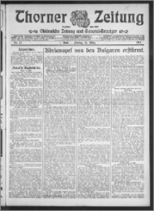 Thorner Zeitung 1913, Nr. 72 1 Blatt