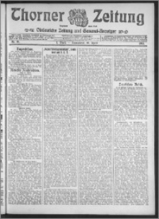Thorner Zeitung 1913, Nr. 91 1 Blatt