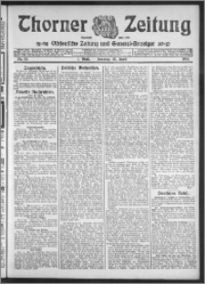 Thorner Zeitung 1913, Nr. 92 1 Blatt
