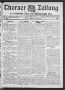 Thorner Zeitung 1913, Nr. 188 1 Blatt