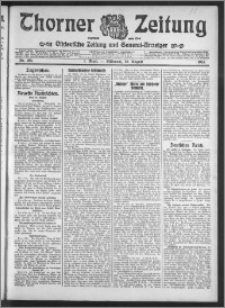 Thorner Zeitung 1913, Nr. 194 1 Blatt