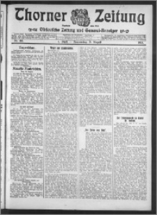 Thorner Zeitung 1913, Nr. 195 1 Blatt