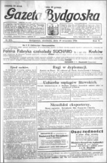 Gazeta Bydgoska 1926.09.19 R.5 nr 216