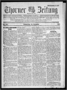 Thorner Zeitung 1921, Nr. 268