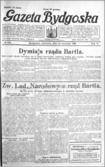 Gazeta Bydgoska 1926.09.26 R.5 nr 222