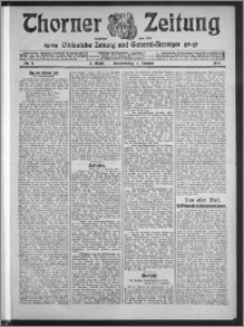 Thorner Zeitung 1914, Nr. 1 3 Blatt