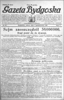 Gazeta Bydgoska 1926.10.02 R.5 nr 227