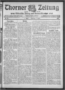 Thorner Zeitung 1914, Nr. 82 1 Blatt