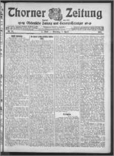 Thorner Zeitung 1914, Nr. 82 2 Blatt