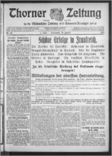 Thorner Zeitung 1915, Nr. 25 1 Blatt