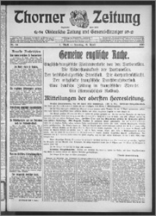 Thorner Zeitung 1915, Nr. 84 1 Blatt