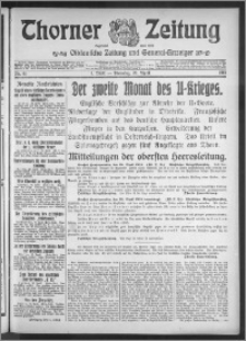 Thorner Zeitung 1915, Nr. 91 1 Blatt