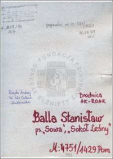 Balla Stanisław