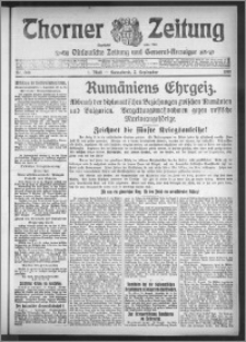 Thorner Zeitung 1916, Nr. 206 1 Blatt