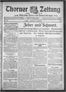 Thorner Zeitung 1916, Nr. 207 1 Blatt