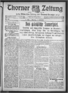 Thorner Zeitung 1916, Nr. 208 1 Blatt