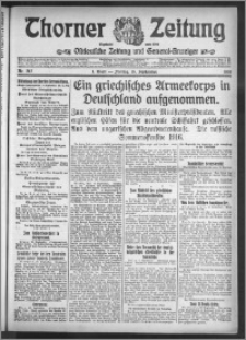 Thorner Zeitung 1916, Nr. 217 1 Blatt