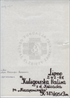 Kuligowska Halina