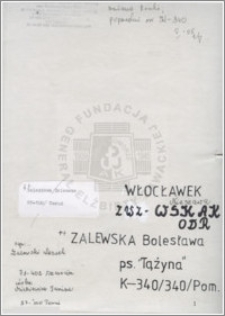 Zalewska Bolesława