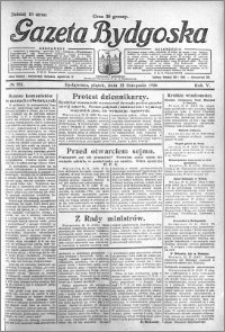Gazeta Bydgoska 1926.11.12 R.5 nr 261