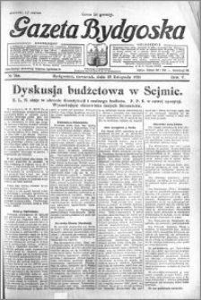 Gazeta Bydgoska 1926.11.18 R.5 nr 266