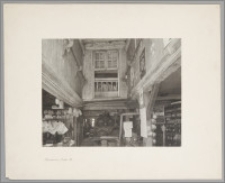 [Toruń, wnętrze sklepu firmy Robert Rütz przy Rynku Staromiejskim 24, istniejącej od roku 1887 do 1906]