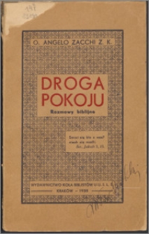 Droga pokoju : rozmowy biblijne